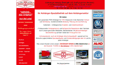 Desktop Screenshot of anhaengerherzig.de