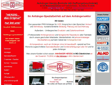 Tablet Screenshot of anhaengerherzig.de